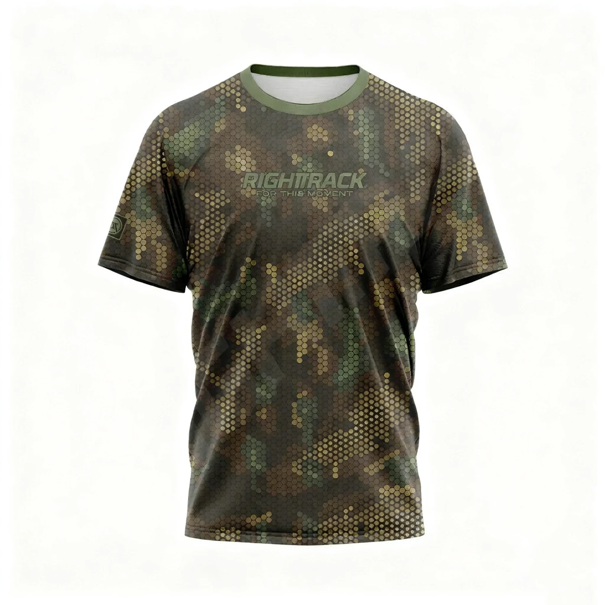 الرجال ثلاثية الأبعاد المطبوعة ملابس الصيد تنفس التجفيف السريع فضفاضة قصيرة الأكمام قميص أجهزة لياقة خارجية الشارع ملابس رياضية غير رسمية #4