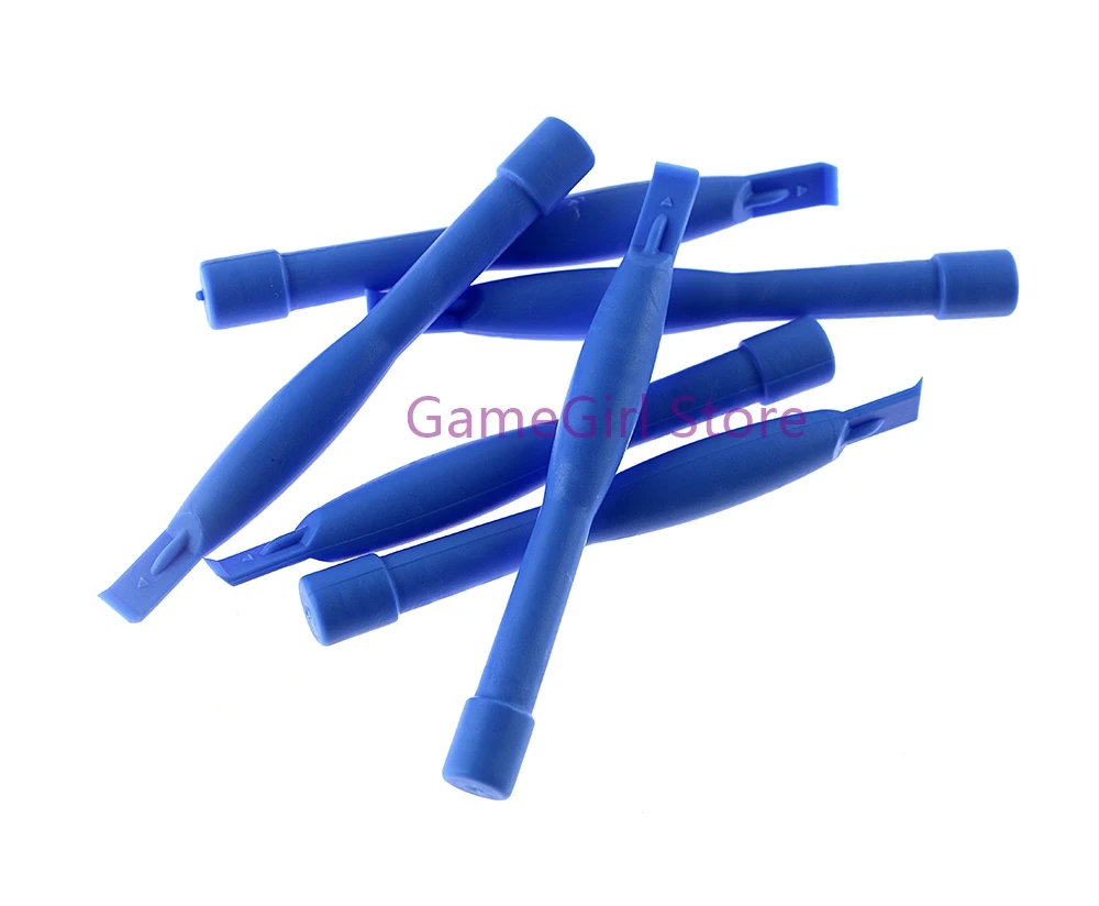 10 Stuks Blauw Plastic Driehoek Pry Bar Demontage Opening Tools Voor Xbox360 Xboxone Ps4 Ps3 Psp Psv Psv Console Controller