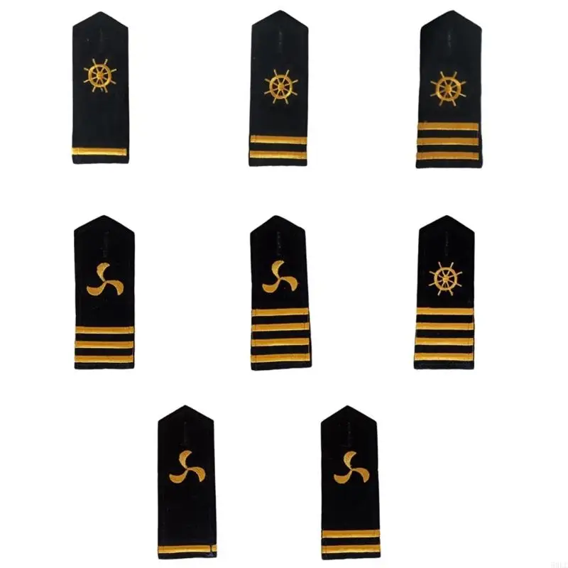 

50L Uniform Epaulet Captain Stage показывает морское костюм Epaulets Epaulets