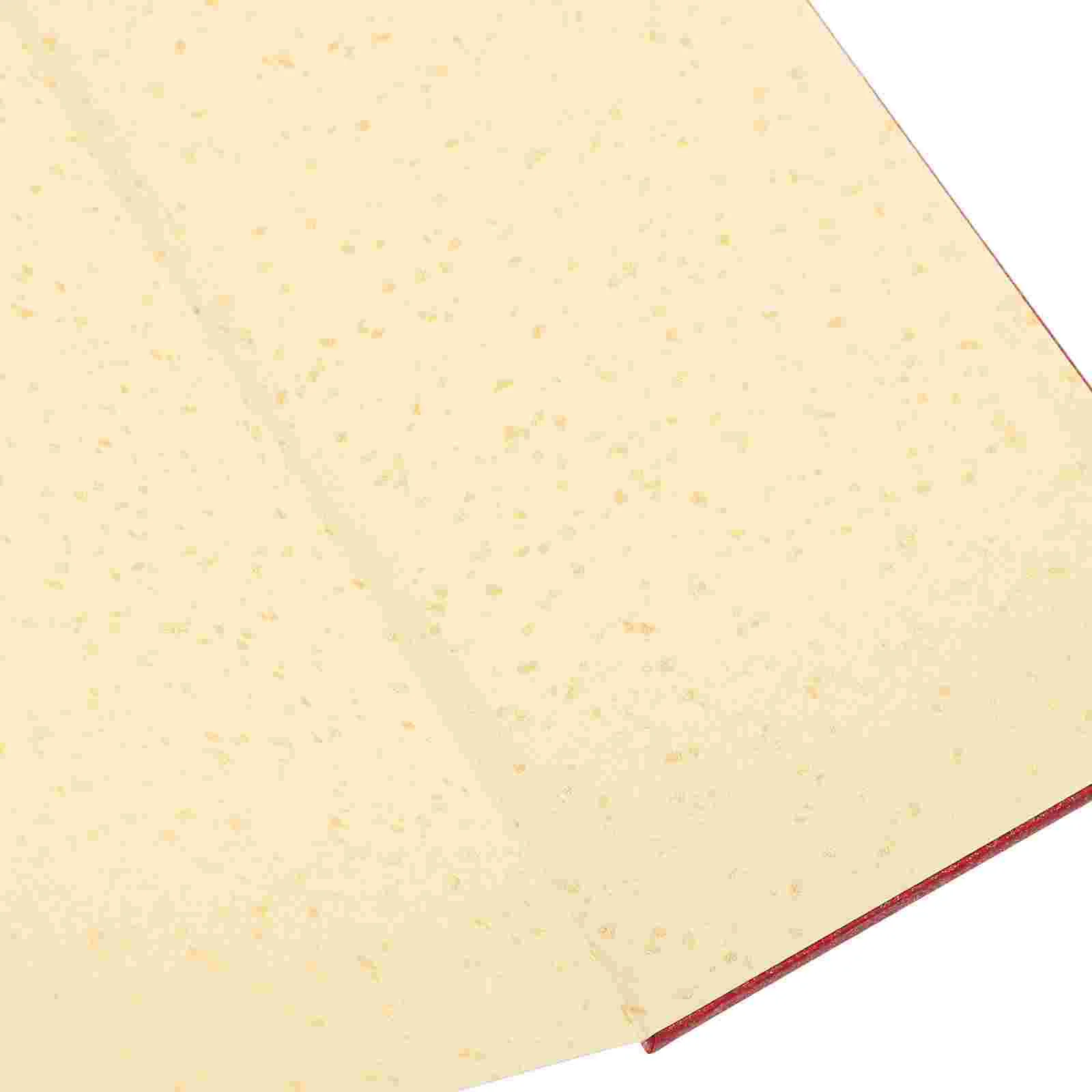 Papel de arroz caligrafia página dobrável vermelho scrapbook papéis marrons acessório chinês