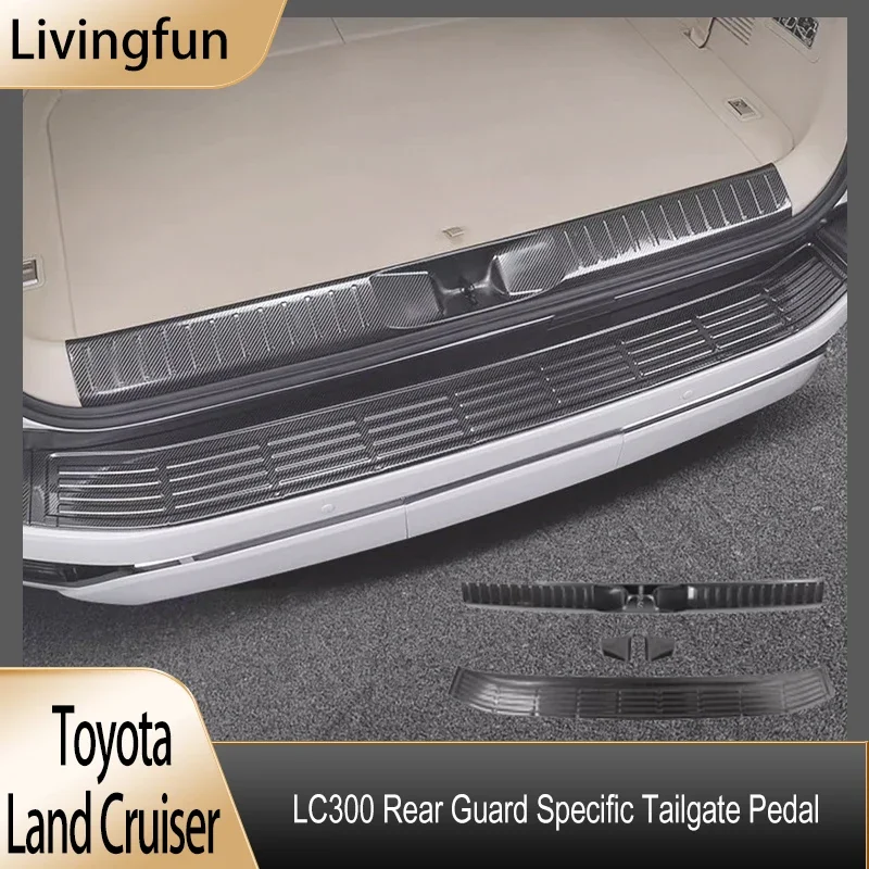 

Livingfun For Toyota Land Cruiser LC300 Rear Guard Car Modification Specific Tailgate Pedal