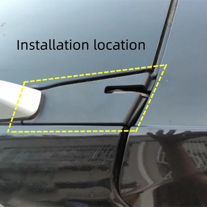 

For NISSAN 2014-2022 X-TRAIL Roof Gutter Rubber Strip Rear Cover Tailgate Hinge Small Cover Plate Rear Hinge Cover Plate