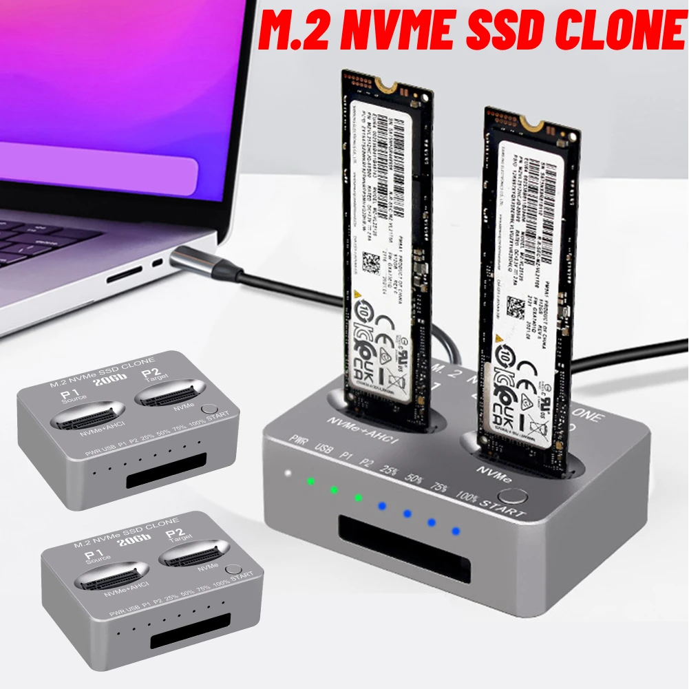 Dual-Bay M.2 NVMe SSD Clone USB-C Docking Station: Real-World Use, Cloning Accuracy, and Why It Works (Even When Reviews Say Otherwise)