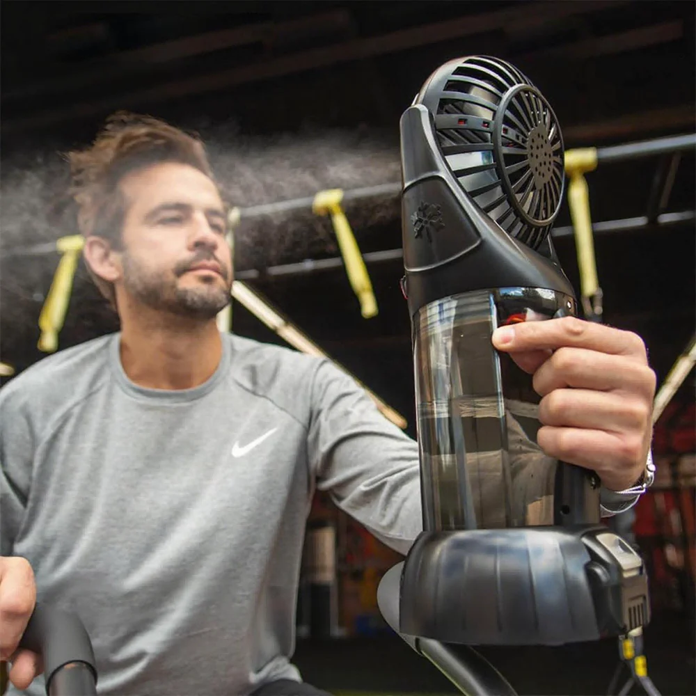 Outdoor Camping Fan - 10000mAh Por Water Mist Fan Desktop