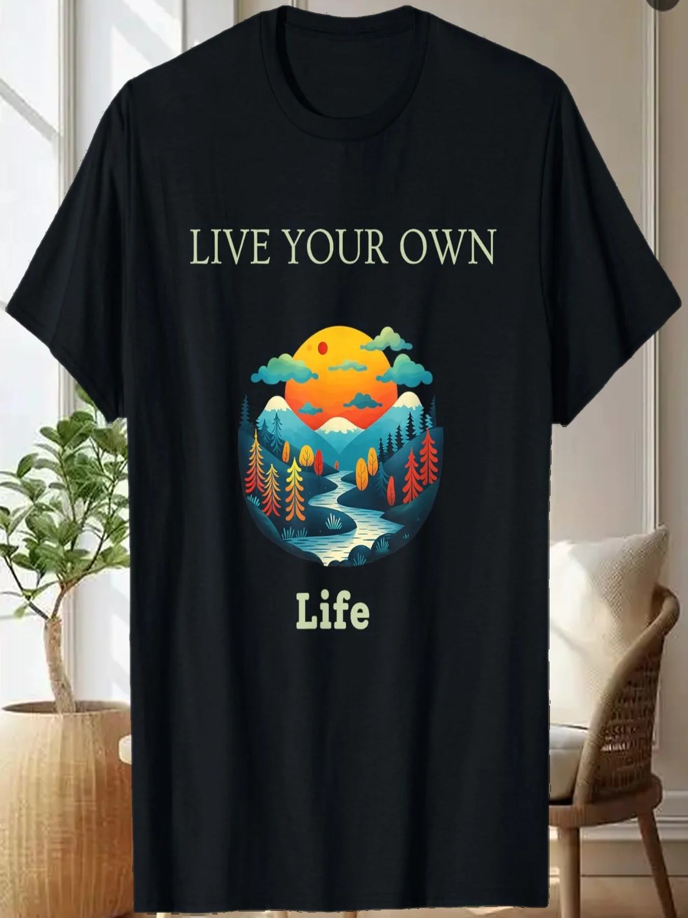 

Embrace the essence of individuality with our "Live Your Own T-Shirt