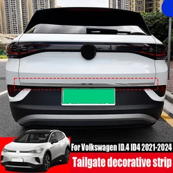 for Volkswagen VW ID.4 ID4 2021 2022 2023 2024 Stainless steel tailgate decorative strip trunk decorative bright strip