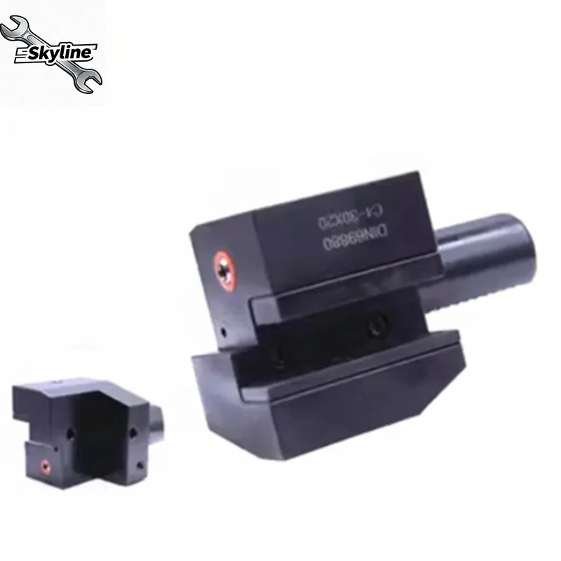 Suporte de ferramenta vdi din69880 c1/C2-20/30/40/50/60 tipo suporte de ferramenta radial cnc máquina de giro face axial direita suporte de ferramenta