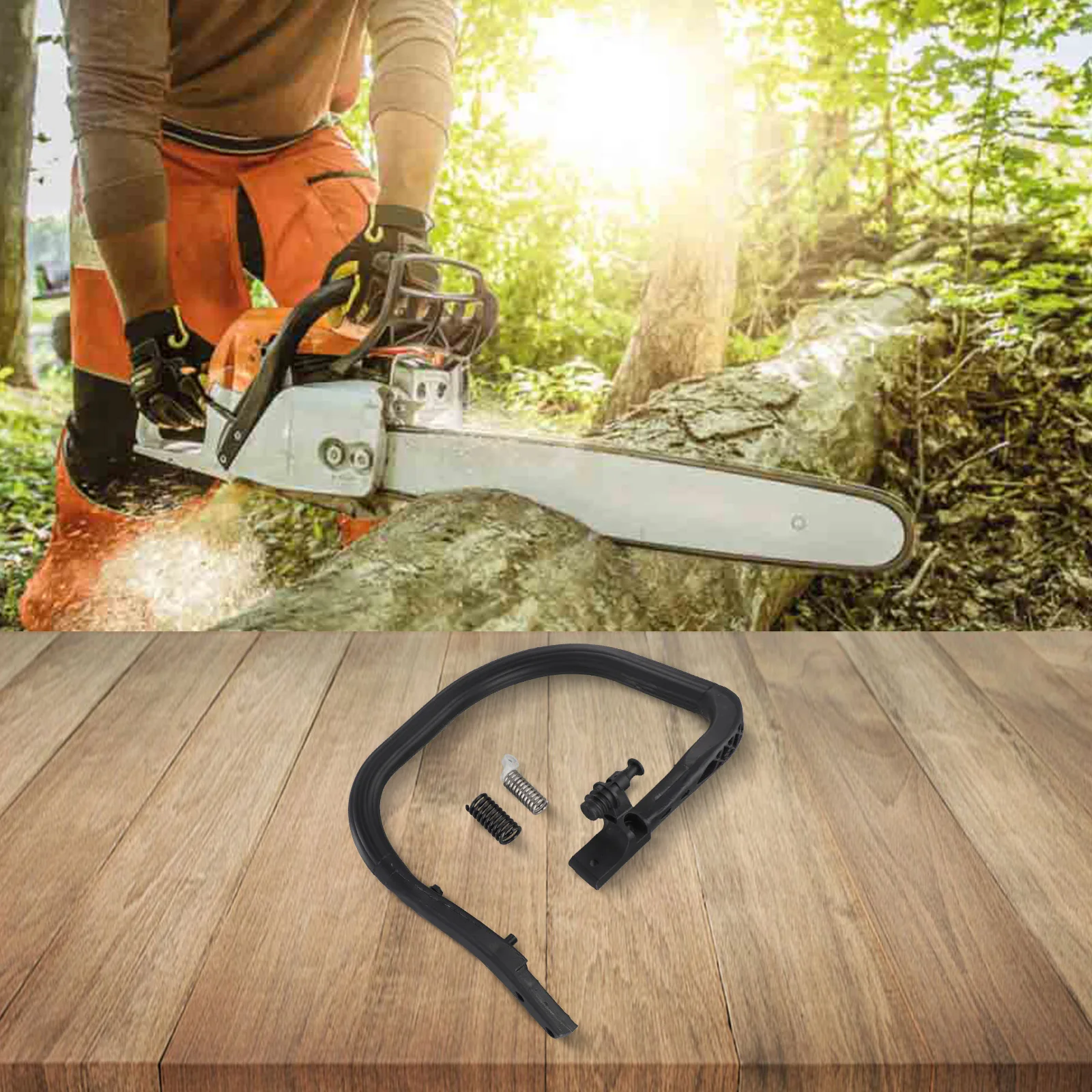 

Ручка бензопилы Эргономичная ручка Аксессуар для электроинструмента Запасные части для снижения вибрации Сверхмощное использование Комфорт пользователя