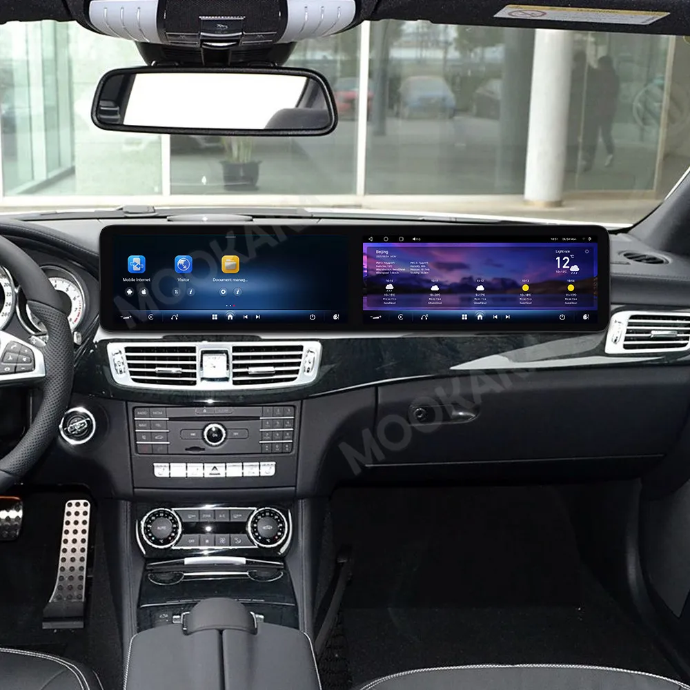 

24,6-дюймовый автомобильный радиоприемник Carplay для Mercedes Benz GLS 2015-2017 Android Auto стерео мультимедийный плеер GPS Navi магнитофон головное устройство