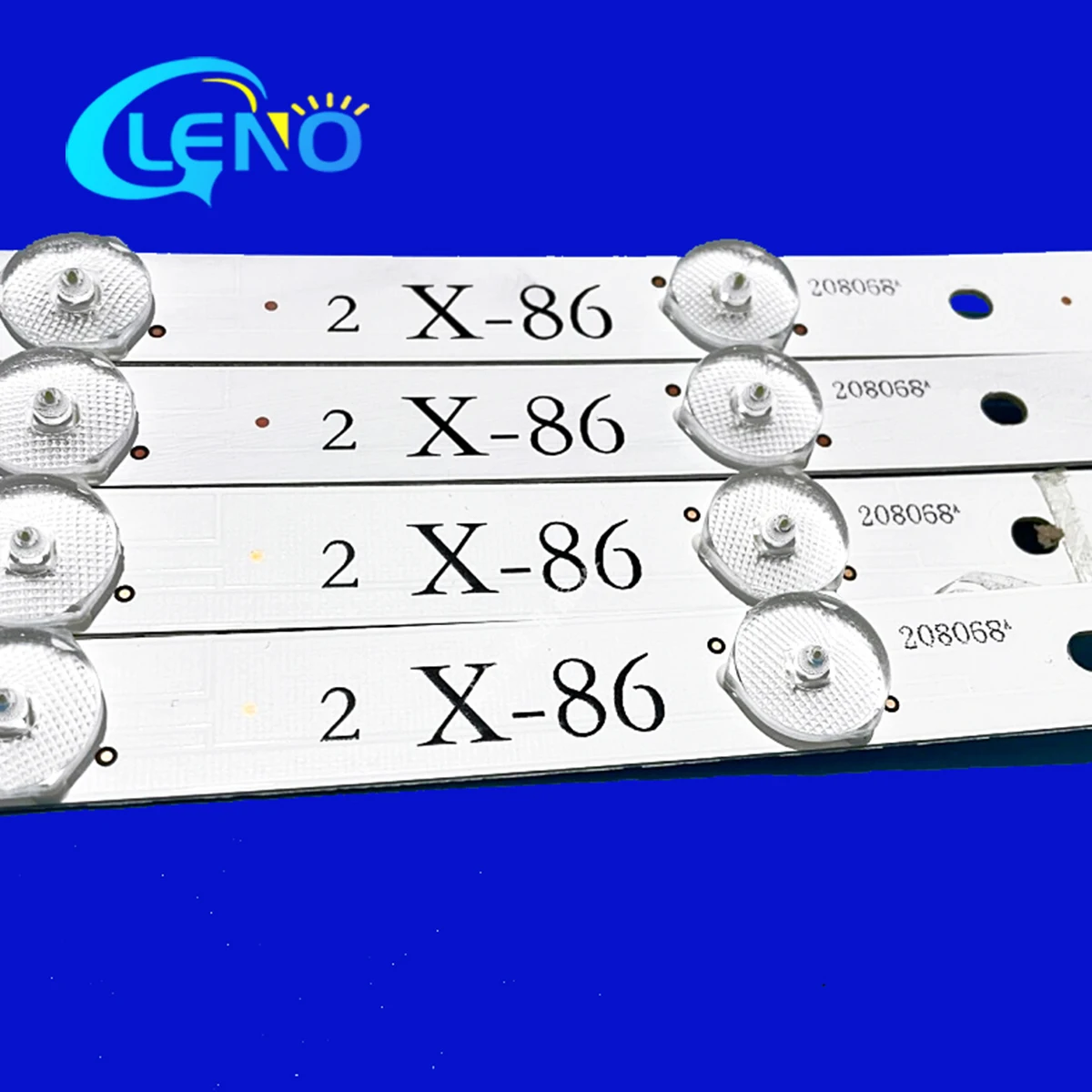 Tira de retroiluminação LED para X86, 2X-86, HDI867UE, B B, 12LEDs, 24pcs