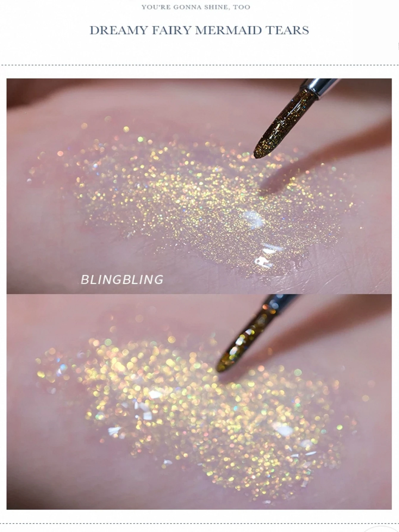 4 pçs 2025 nova moda arte do prego moda fototerapia espumante aurora brilho fino esmagado diamante fragmentos de vidro transparente prego