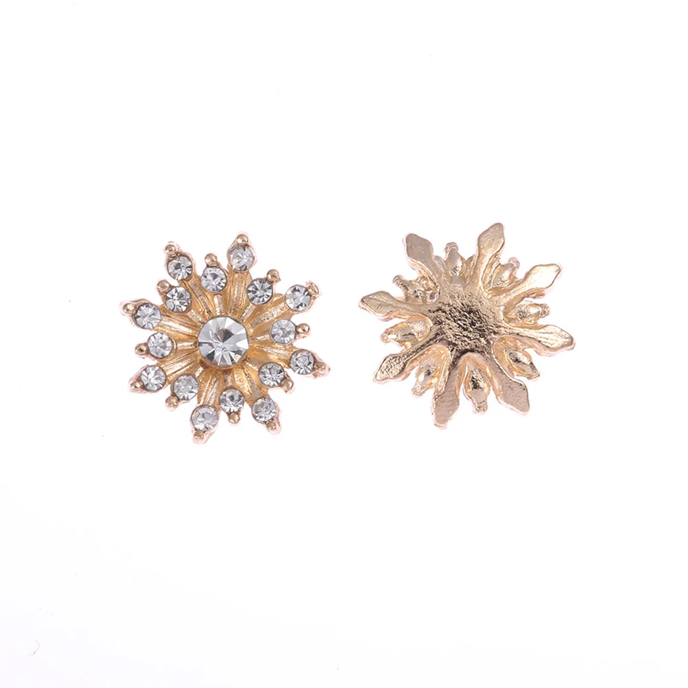 10PCS Snowflake Buttons for Needlework