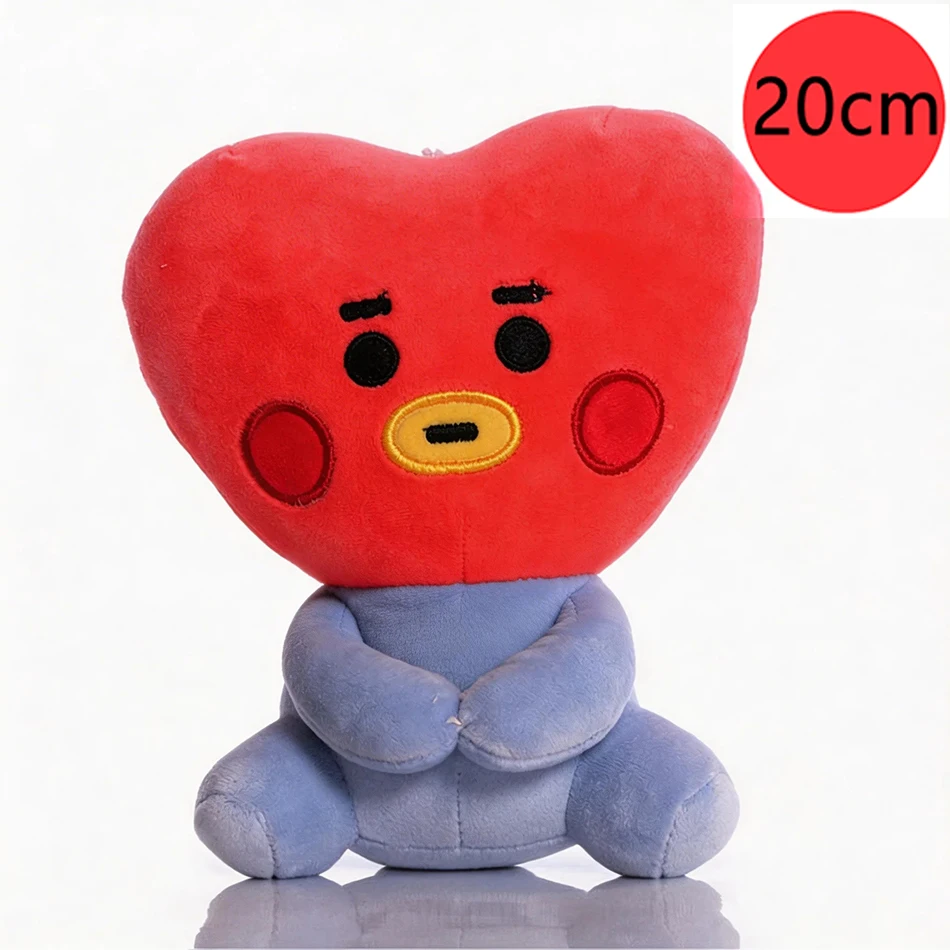 Heißer B-T-21 Plüschtier-Rucksack-Anhänger: Tata, Koay, Shooky, Mang, Cooky Cartoon-Tierfigur für Schlüssel, Handy und Büro – Perfektes Geschenk für Freunde