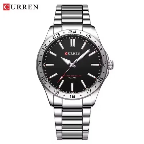 Imagen 2 del producto Reloj CURREN 8452 de cuarzo a la moda para hombre, correa Simple de acero inoxidable, reloj con luz nocturna resistente al agua, reloj de negocios informal para hombre