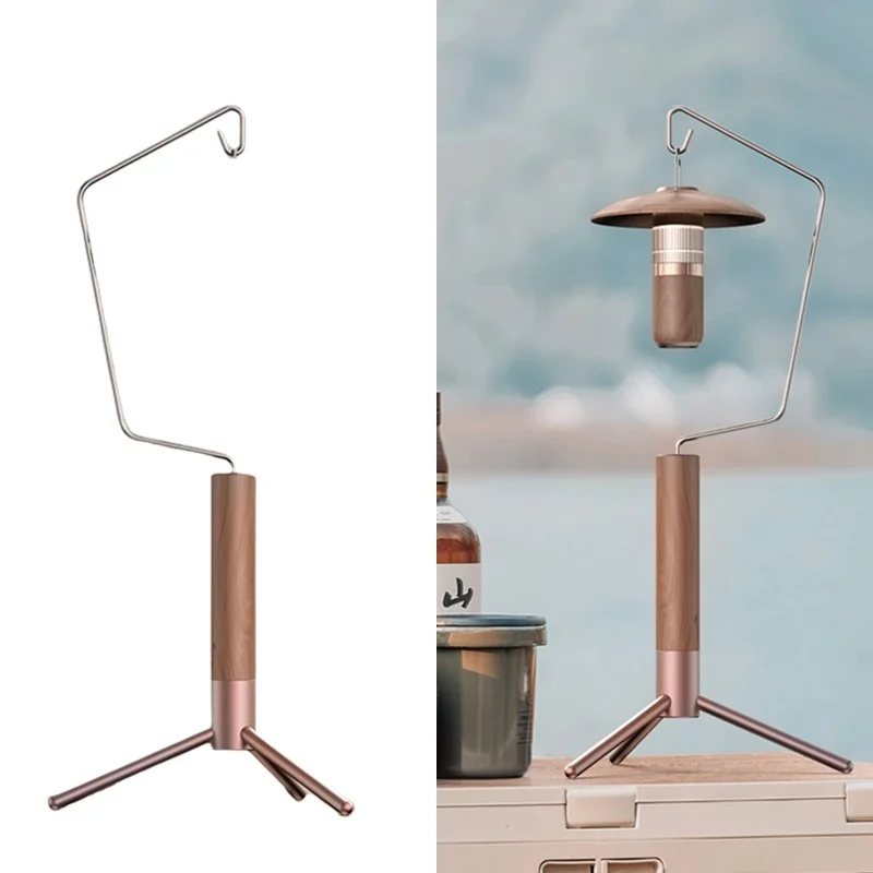 Camping Tabletop Lantern Stand Rack Detachable Light Stand Lantern Hangers Universal Desktop Lighting Hanging Hooks Racks