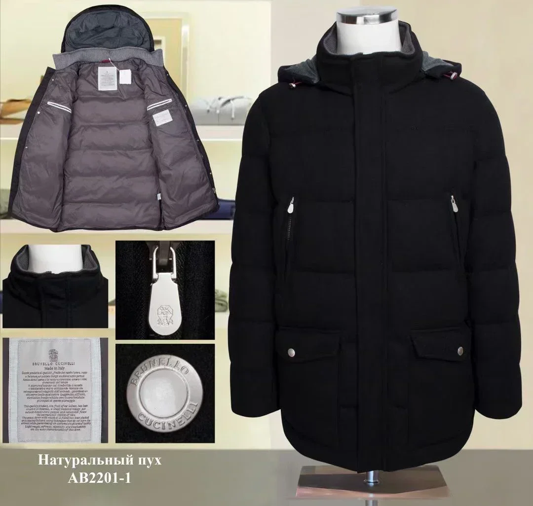 

BILLIONAIRE BLKA CPTG Jacket Down thick men 2024 winter New keep warm comfort Casual high quality coat big size M-4XL