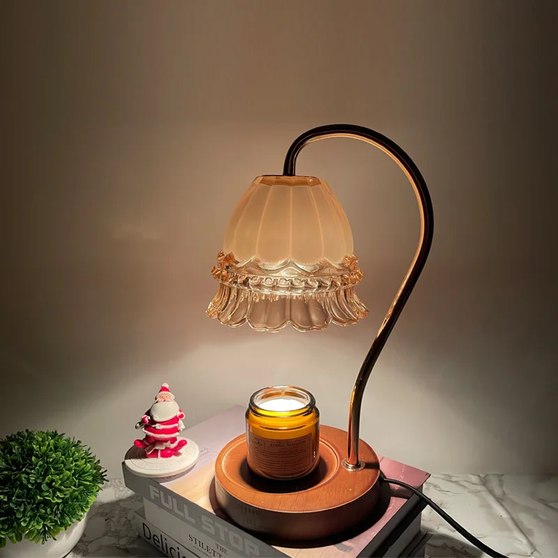 Aromatherapy Melting Wax Lamp ins Fragrance Expanding Gift Table Lamp Smokeless Temperature Regulating American Retro Night Lamp