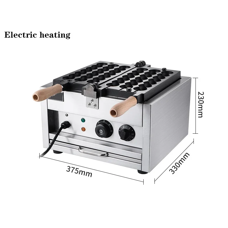 Electric/Gas Waffle Stick Machine Nonstick Spherical Fish Ball Baking Sheet Oven Bubble Egg Cake Puff Skewers Oven Grill