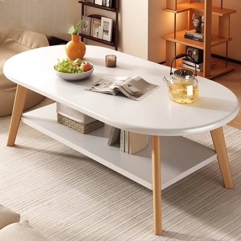 طاولات القهوة على الطراز الأوروبي الفاخرة مستطيلة منتصف القرن صالون نهاية الجدول الشمال توفير المساحة ميسا دي سنترو أثاث المنزل
