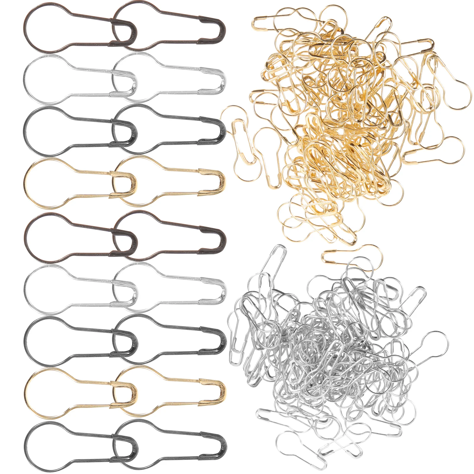 

400Pcs Metal Safety Pin Small Brooch Pin for Sewing and Crafting Sturdy Non-Burrs Fixing Pins for Clothing Quilting DIY