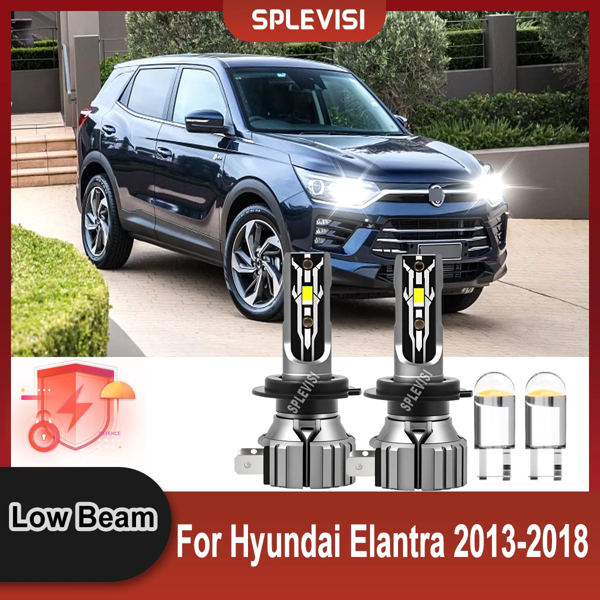 

H7 LED 6000K Headlight Low Bulbs - Ultimate Style Upgrade Your Vehicle For SSANGYONG KORANDO 2013 2014 2015 2016 2017 2018-2023