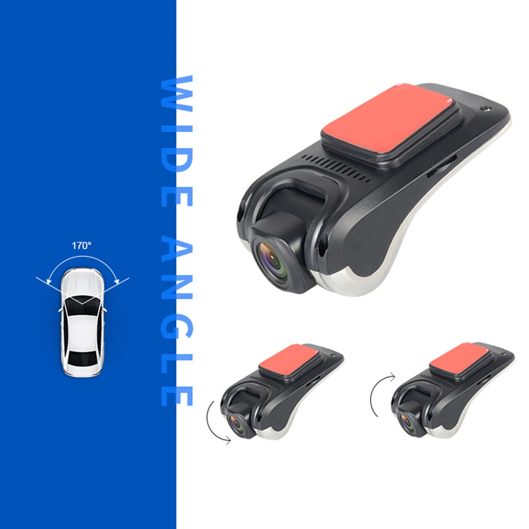 ABRI-HD 1080P Car DVR Camera Android USB Car Digital Video Recorder Camcorder Night Vision Dash Cam 140 Wide Angle