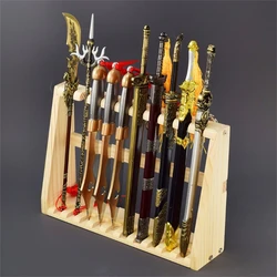 Sword Stand Katanas Stand Sword Holder Katanas Stand Samurais Sword Holder Display Rack Brown Sword Support Rack