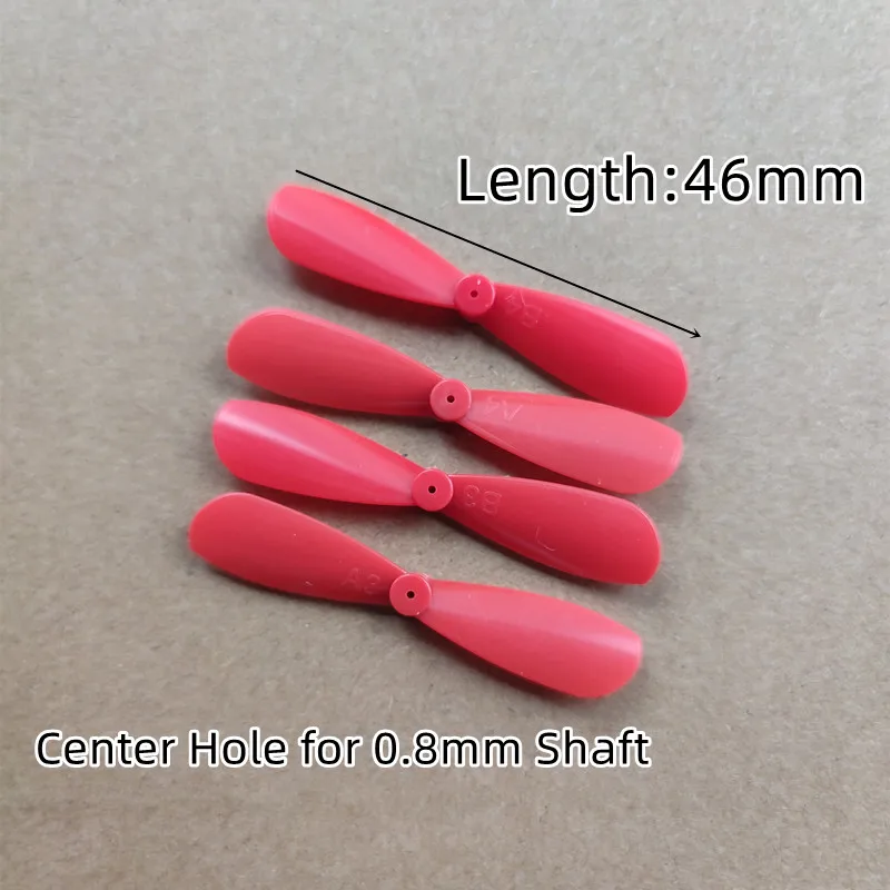 30mm 31mm 35mm 37mm 42mm 45mm 46mm 38mm For 0.8mm Shaft Props Propellers Blades Fans For R/C Drone Quadcopter Spare Parts