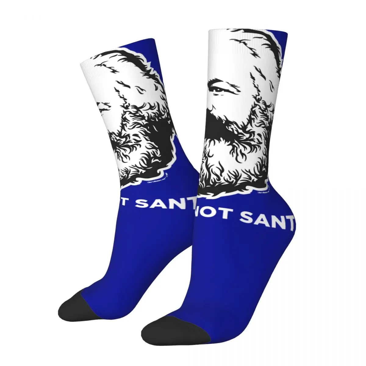 Happy Funny Men's Socks This Is Not Santa Retro Harajuku Philosophy Hip Hop Novelty Seamless Crew Crazy Sock Gift Printed