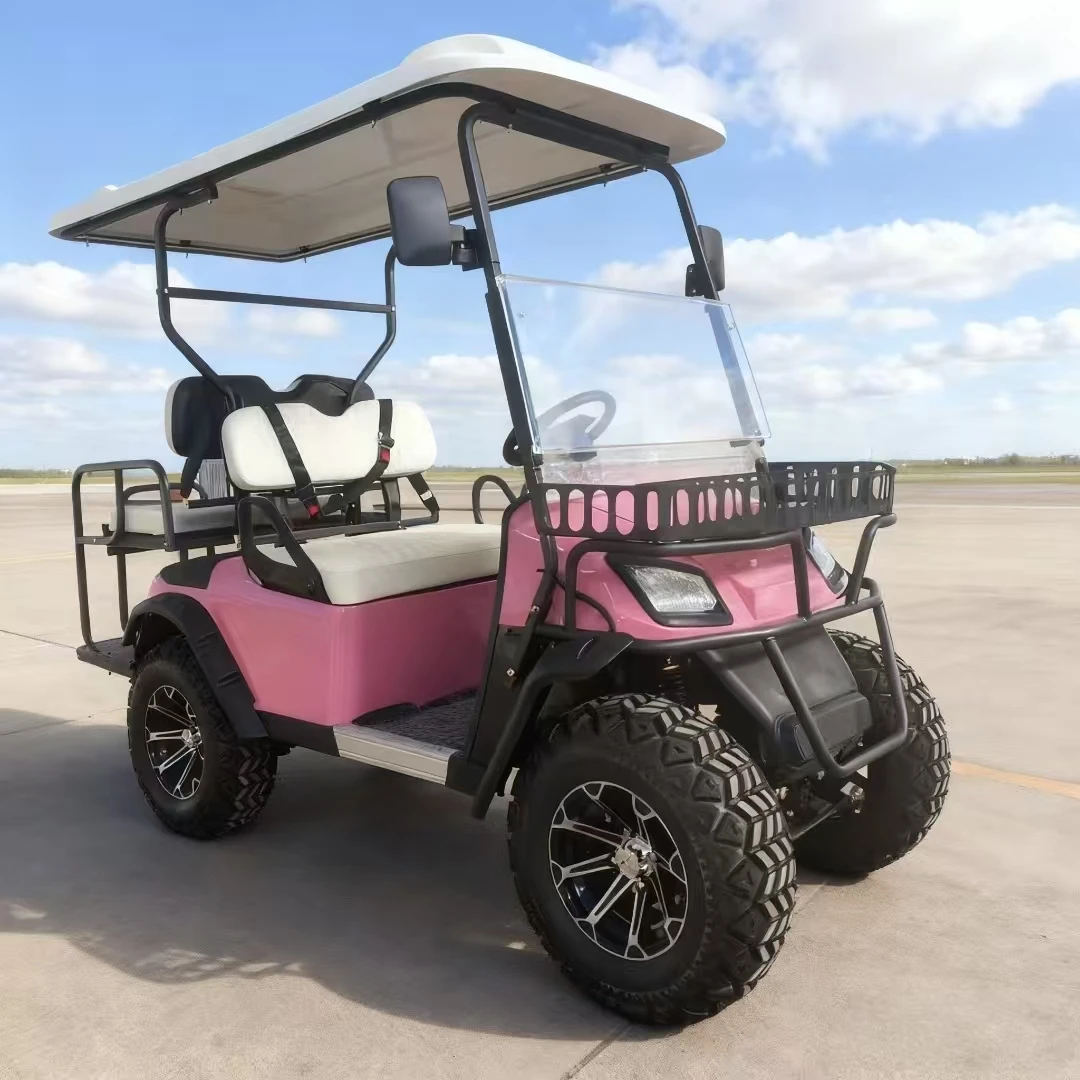 

New Hot Products Golf Cart 2025 Stocked 084 for Delivery 4 Seater Golf Cart Gas/ Electric Powerful Tool Club Golf Cart for Sale