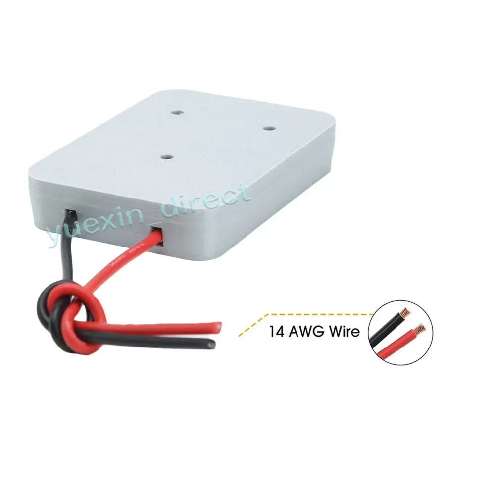 Adaptador de ruedas de corriente para Greenworks, conector de alimentación de base de batería de iones de litio de 24V, 12AWG, 14AWG (batería no