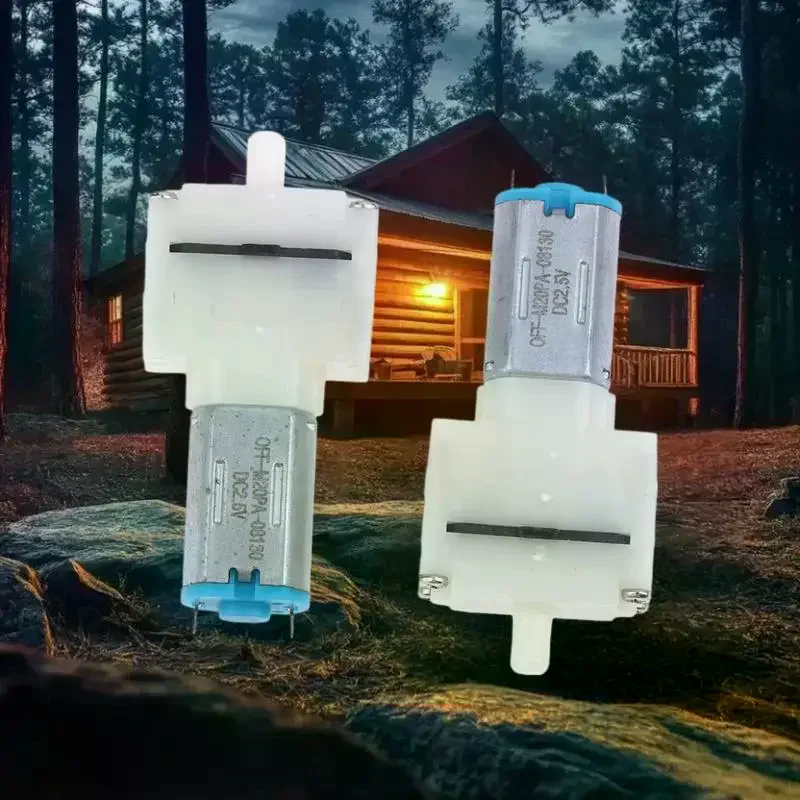 مضخة مياه صغيرة ذات غشاء M20، مضخة هواء أكسجين صغيرة، مضخة ضغط محرك حوض السمك 1/2/3 قطعة #2