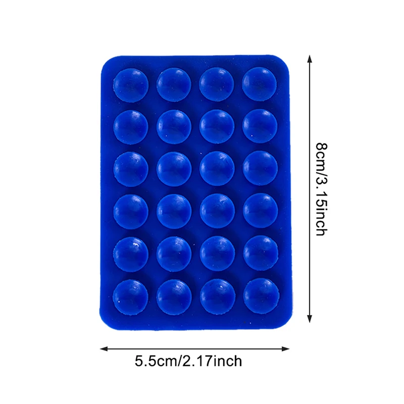 Almohadilla de succión de silicona para accesorio de teléfono móvil, ventosa con respaldo, almohadilla de goma de silicona adhesiva de 3M para fijación, 1 ud.