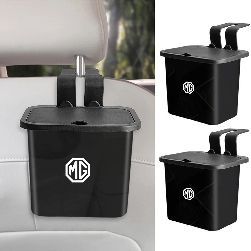 

Car Seat Back Hanging Trash Can Storage Case Rear Row Organizer For MG ZS 5 7 6 Cyberster MG4 EV ES5 HS ONE GT GS MG3 EZS 3SW