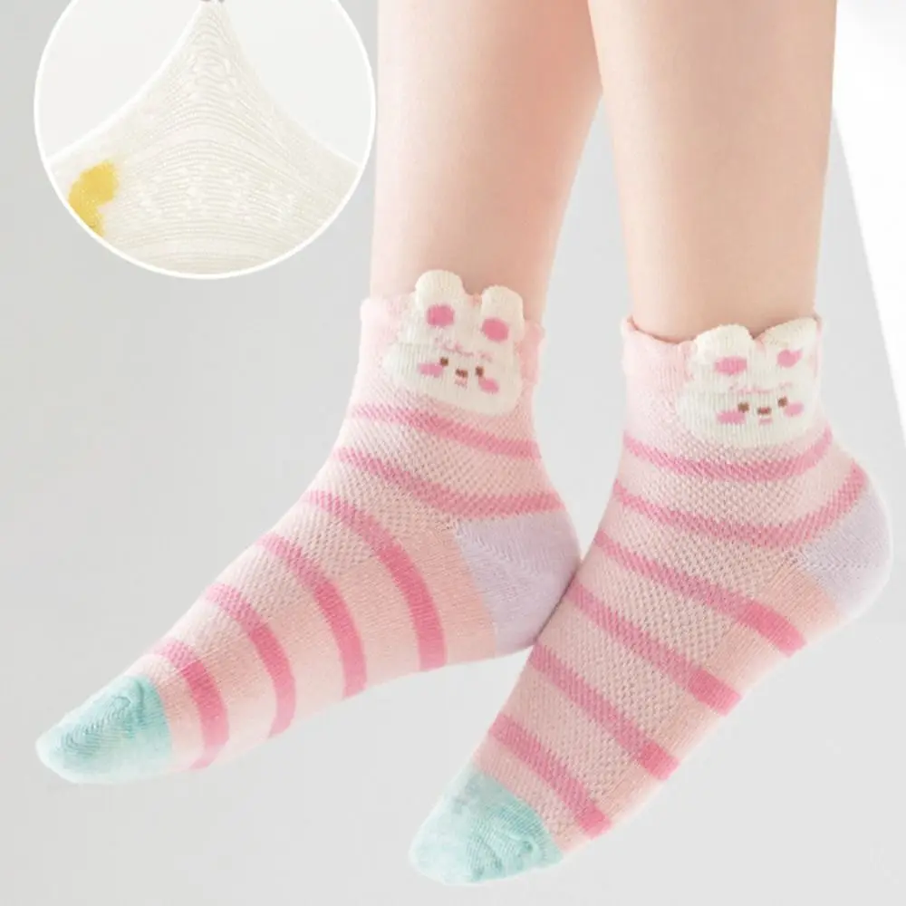 

5Pairs Soft Ruffle Baby Cotton Socks Breathable Cute Toddle Short Tube Socks Mid-calf Autumn Spring Newborn Socks Newborn