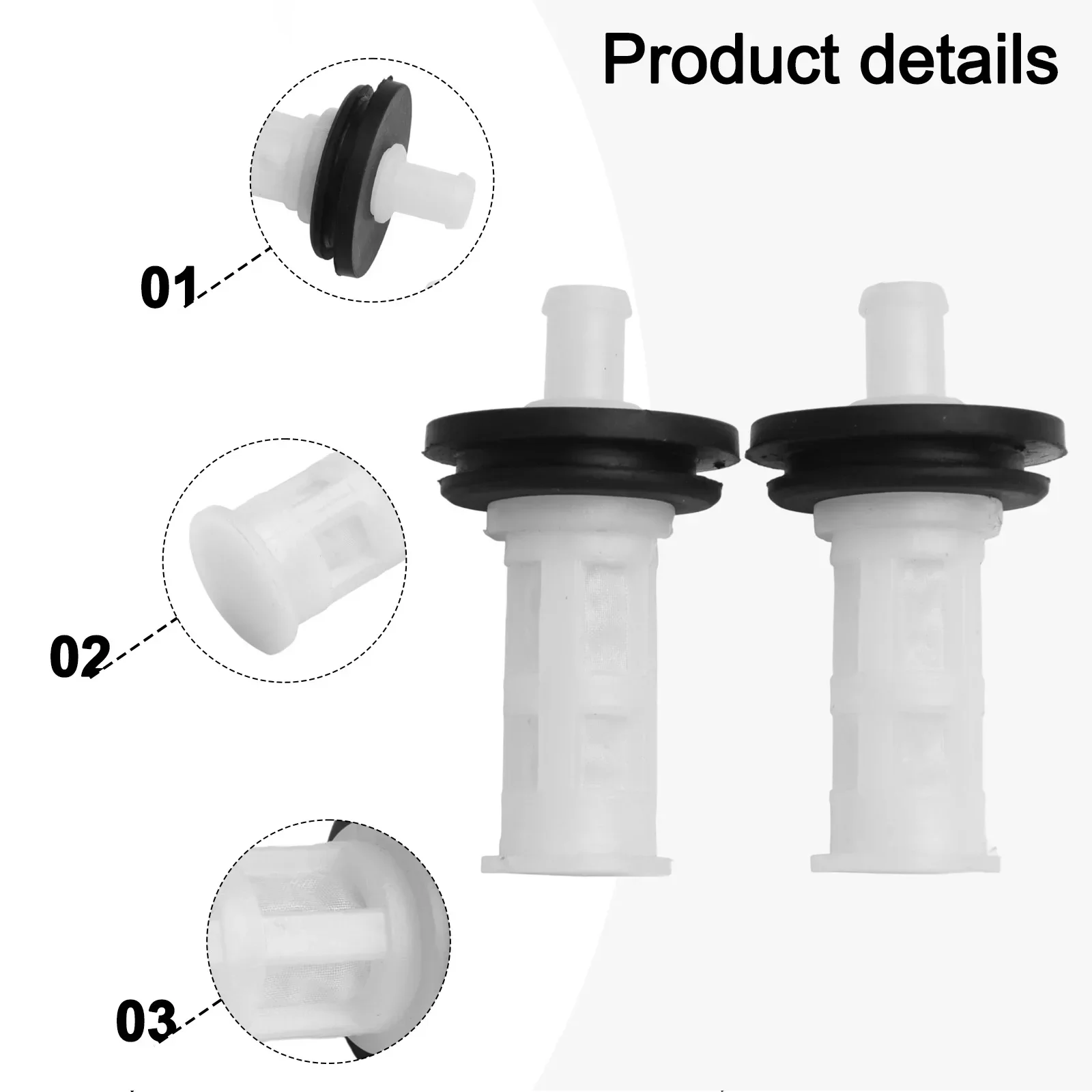 

Fuel Tank Oil Filter for Zenoah G35L G45L BC3410 BC4310 T328 Brushcutter Trimmer Effective Filtration Easy Replacement