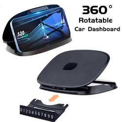 Soporte coche para teléfono antideslizante con GPS y rotación