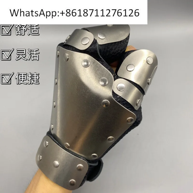 

Pulley Slingshot Fishing 304 Stainless Steel Plate Shooting Fish Guards Fish Darts Protective Gloves Fishing Tackle