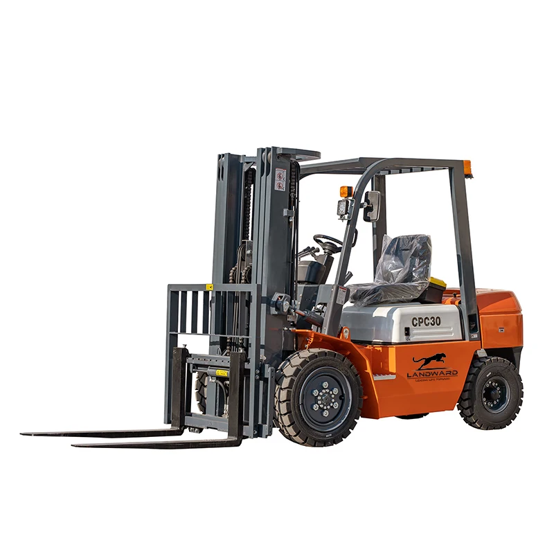 Customized China 3 ton forklift off road 4WD 4x4 all rough terrain forklift 3m 4m 4.5m 5m diesel forklift truck price for sale