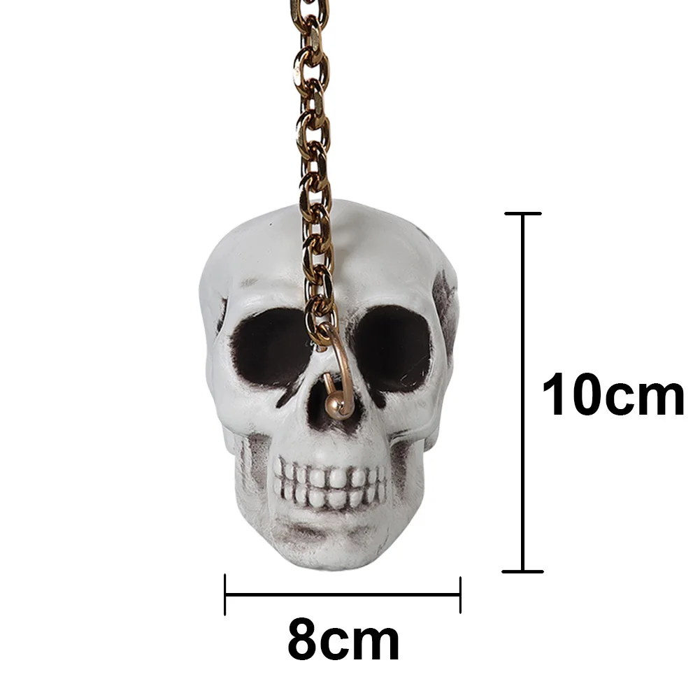 Bloodlines Skull Head เครื่องประดับคอสเพลย์ภาพยนตร์ Final Destination 6 เครื่องแต่งกายผู้ใหญ่ของขวัญ Key Chain ปาร์ตี้ฮาโลวีนชุด