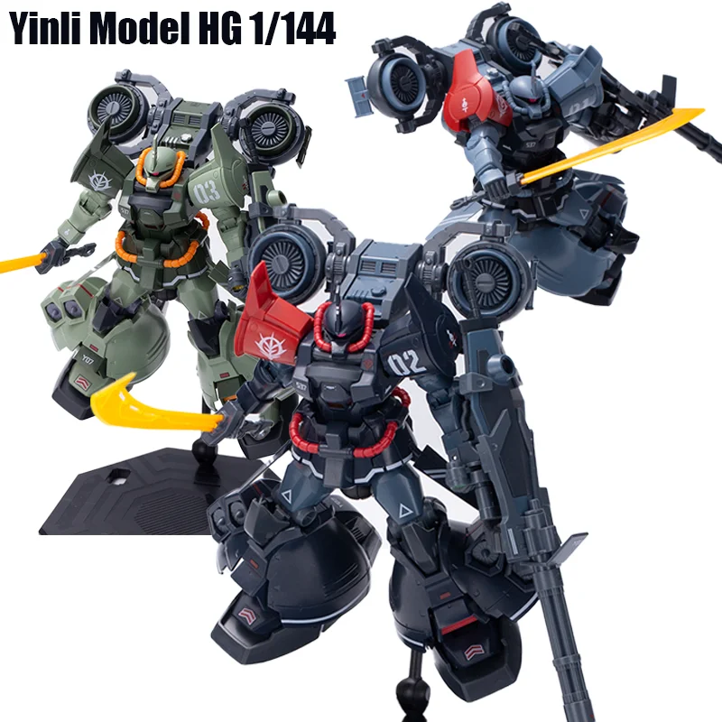 

YINLI Model Gouf Flight Tpye HG 1/144 Flying Tiger Special Color Assembly Model Kit Action Figures Plastic Model Kits Toys Gifts