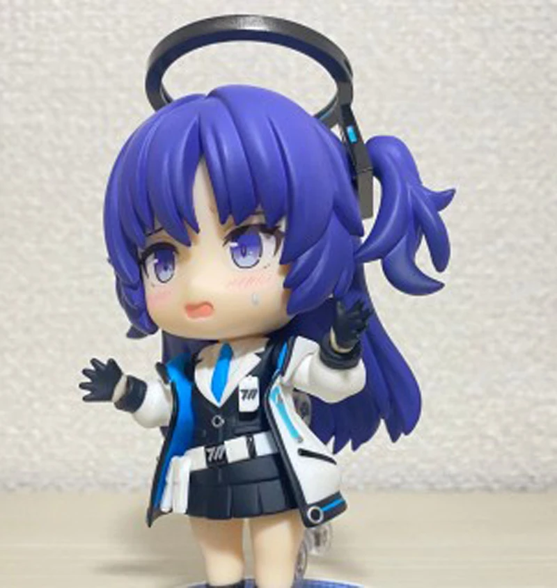 أنيمي الأزرق الأرشيف يوكا هاياس 2285 فتاة لطيف مفصلية نموذج لجسم اللعب هدية الكريسماس 10 سنتيمتر #4