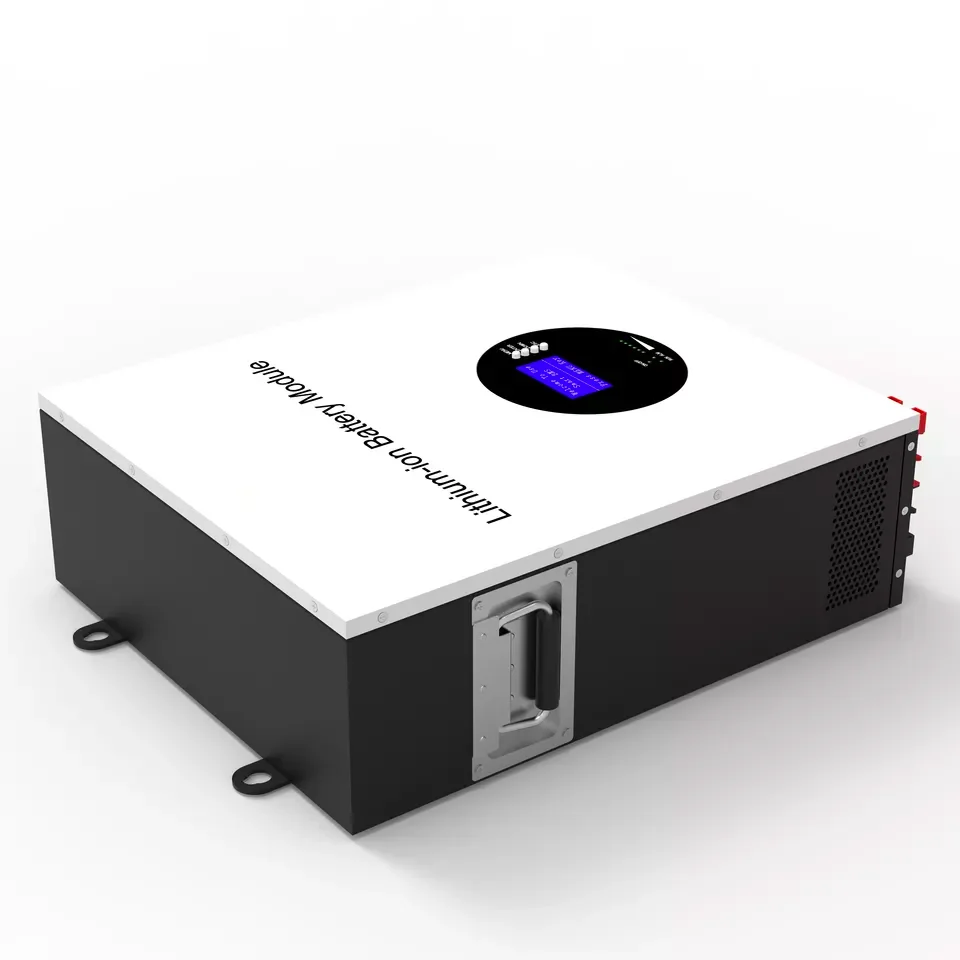 5.12kWh LiFePO4 Solar Battery with WiFi – 48V 100Ah Wall-Mounted, Built-in BMS for Home Energy Storage