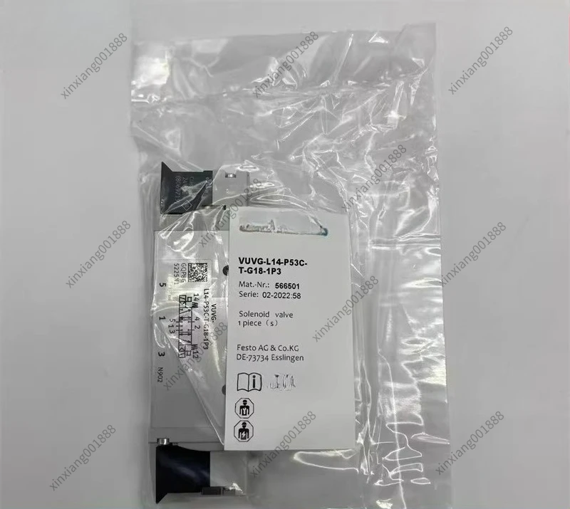 For Solenoid Valve VUVG-L14-P53C-T-G18-1H2L-W1 577320 566501 5/3 Way Closed Center