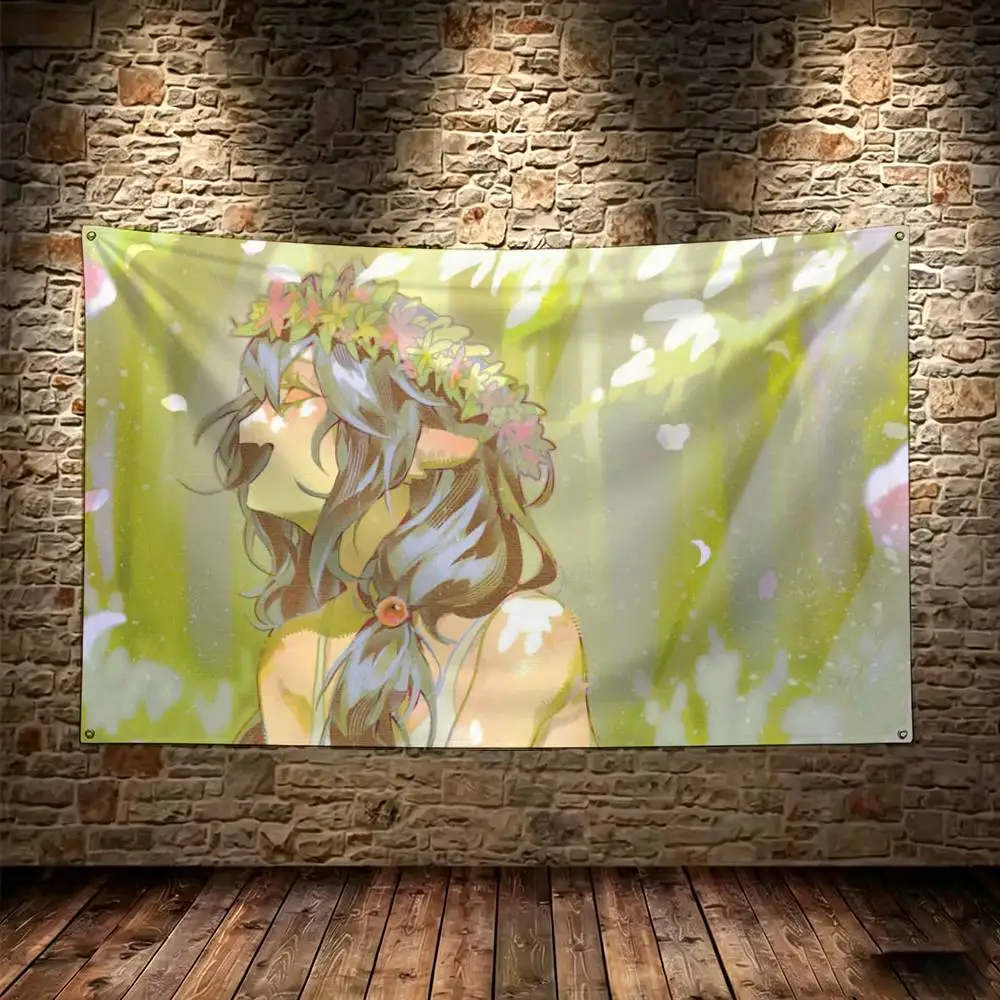 The Freak Circus Columbina Room Decoration Wall Tapestry Hanging Aesthetic Bedrooms Advertising Banner