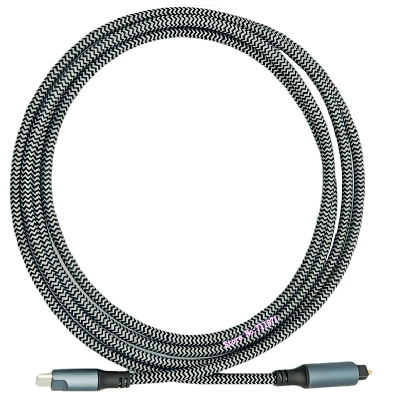 Usb Type C Мужской Toslink SPDIF Мужской адаптер Линейный кабель Usb C к SPDIF PCM оптоволоконный аудиолинейный кабель Шнур Тип-C к S/PDIF