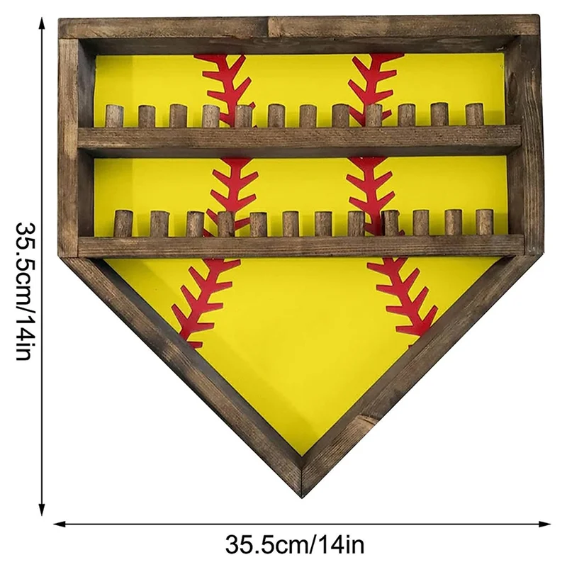 ABPR-Baseball Holder Display Case Baseball Holders For Balls Display Baseballs Wall Display Box Antifade UV Protection White