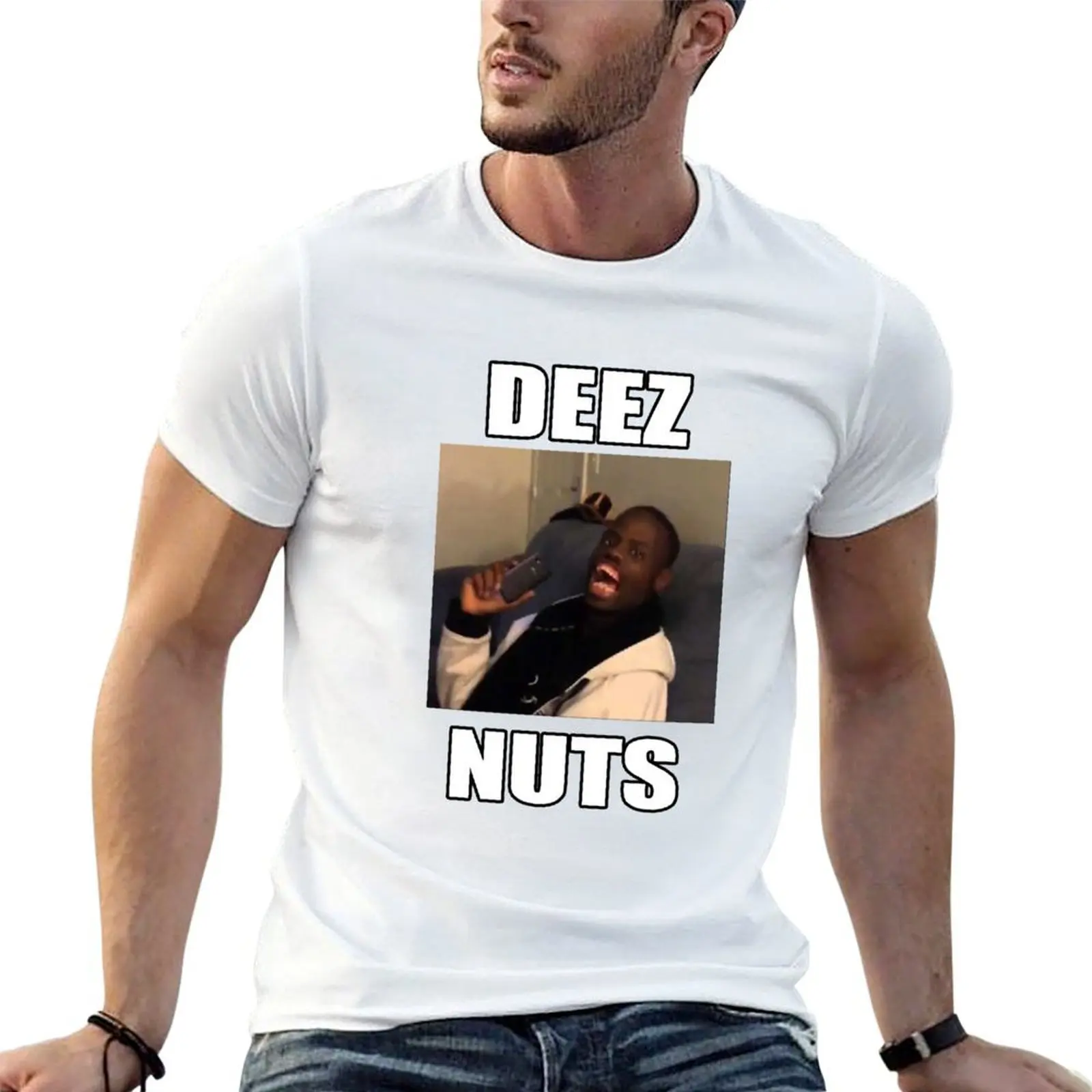 Deez Nuts T-Shirt Outdoor Work Short Sleeve Top