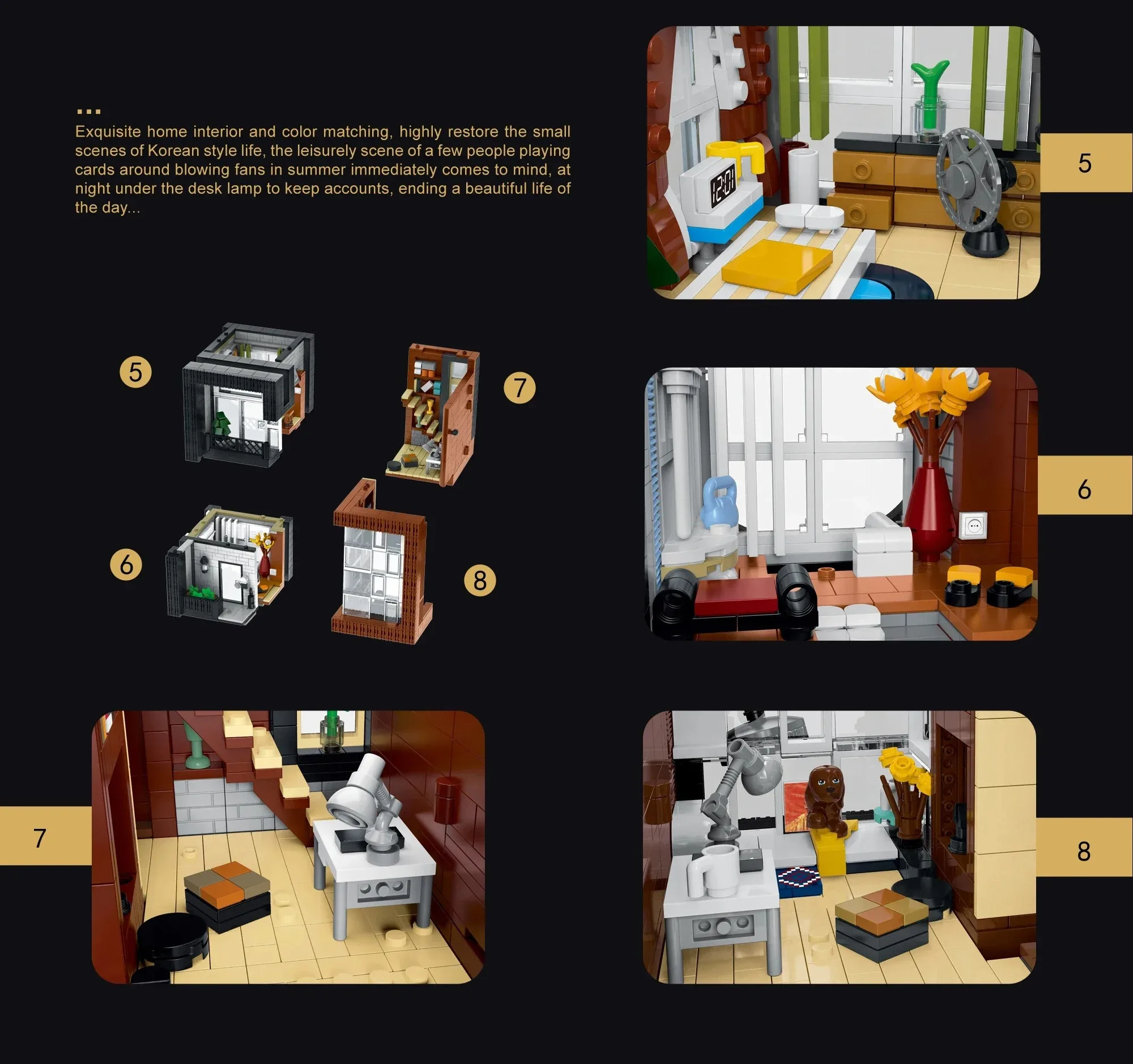 建築ビルディングブロックモダンなヴィラモジュラーシティミルクティーショップ MOC レンガモデルライトストリートビューセット子供のおもちゃギフト