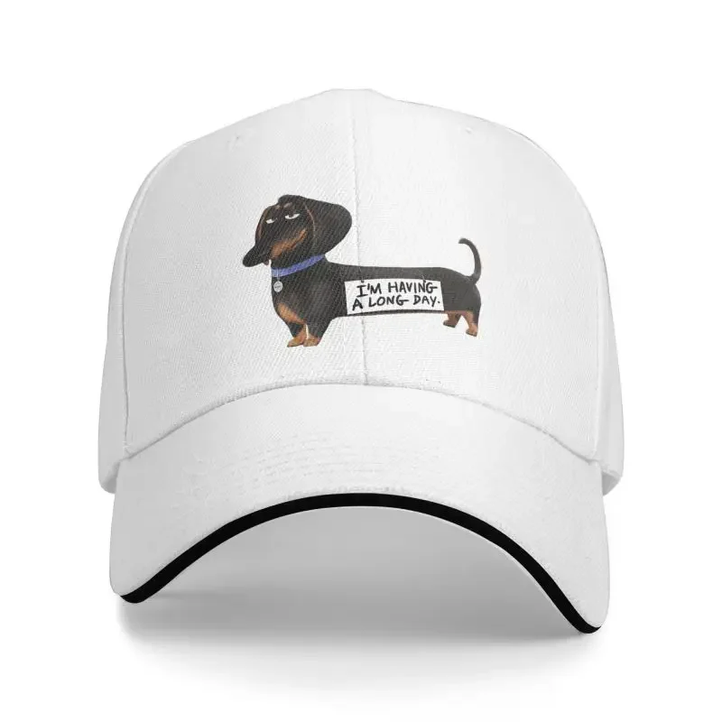 Fashion Kawaii Dachshund Unisex Baseball Cap Adult Sausage Badger Wiener Dog Adjustable Dad Hat for Men Women Hip Hop